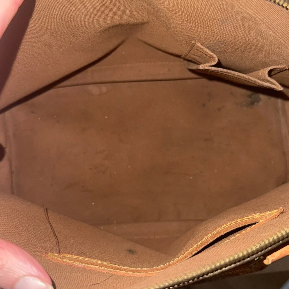Authentic Louis Vuitton Vintage Alma LV Brown Tan Monogram